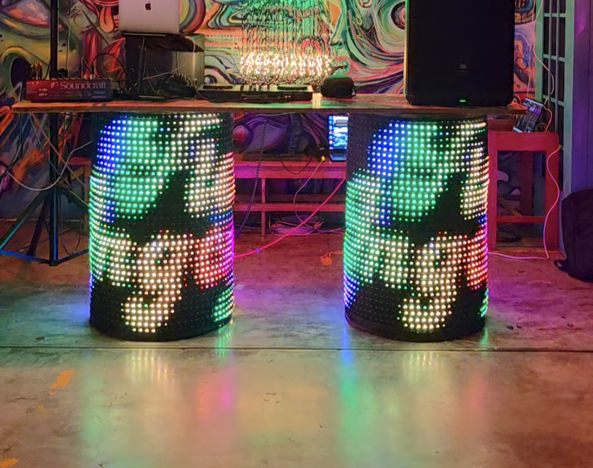 Tela LED rectangular