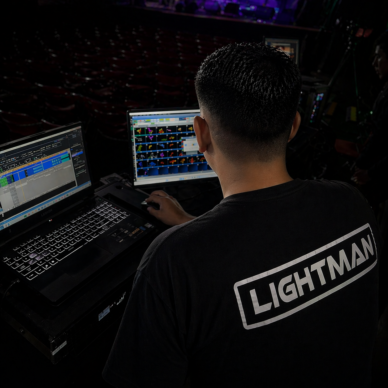 Control LED en show en vivo